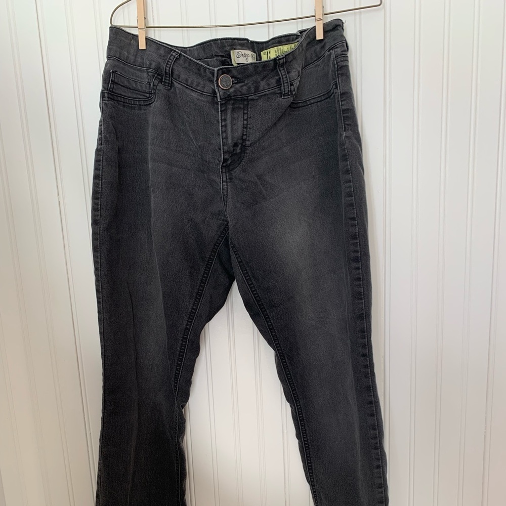 Size 13, Indigo Rein, Used black jeans